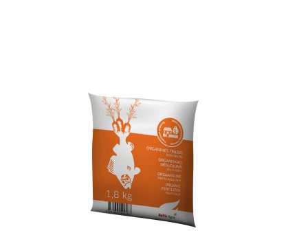 Organinės trąšos žuvų miltai 1,8 kg. Tai aukščiausios kokybės organinės trąšos.