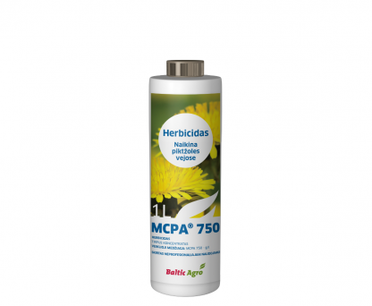 MCPA 1000 ml. Selektyvaus veikimo fenoksiherbicidų klasės sisteminis herbicidas. Augalų apsauga nuo piktžolių