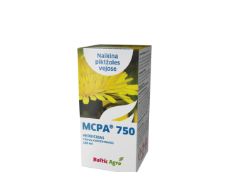 MCPA 100 ml. Selektyvaus veikimo fenoksiherbicidų klasės sisteminis herbicidas. Augalų apsauga nuo piktžolių
