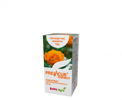 Previcur energy 15 ml. Sisteminio veikimo, karbamatų ir fosforo organinių junginių cheminių grupių fungicidas. Augalų apsauga nuo ligų