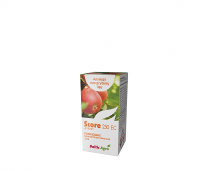 Score 250 ec 2 ml. Sisteminio veikimo fungicidas. Augalų apsauga nuo ligų