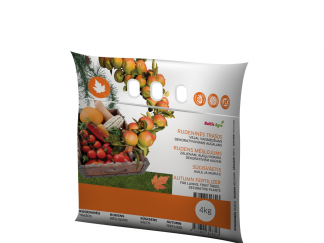 Rudeninės trąšos 4 kg. VEJAI, VAISMEDŽIAMS, DEKORATYVINIAMS AUGALAMS