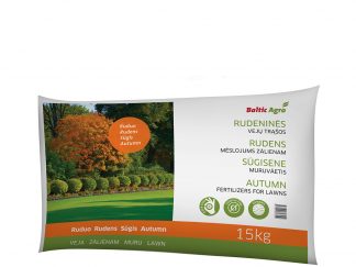 Trąšos vejoms, rudeninės 15 kg. Koncentruotos mineralinės trąšos. Be chloro