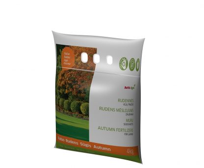 Trąšos vejoms, rudeninės 4 kg. Koncentruotos mineralinės trąšos. Be chloro