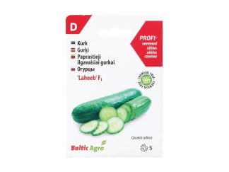 Paprastieji ilgavaisiai gurkai „Laheeb“ F1. 100% be chemikalų