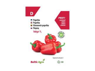 Vienmetė paprika „Adige“ F1. 100% be chemikalų