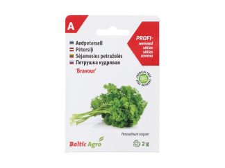 Sėjamosios petražolės „Bravour“. 100% be chemikalų