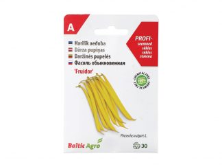 Žemaūgės daržinės pupelės (geltonos) „Fruidor“. 100% be chemikalų
