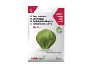 Baltieji gūžiniai kopūstai „Fighter“ F1. 100% be chemikalų