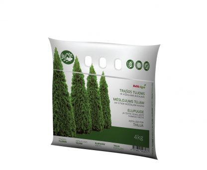 Koncentruotos mineralinės trąšos. Be chloro.